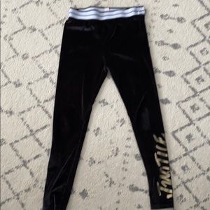 Justice velour pants